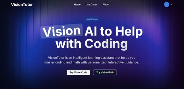 VisionTutor - Multimodal AI Tutoring Platform project preview